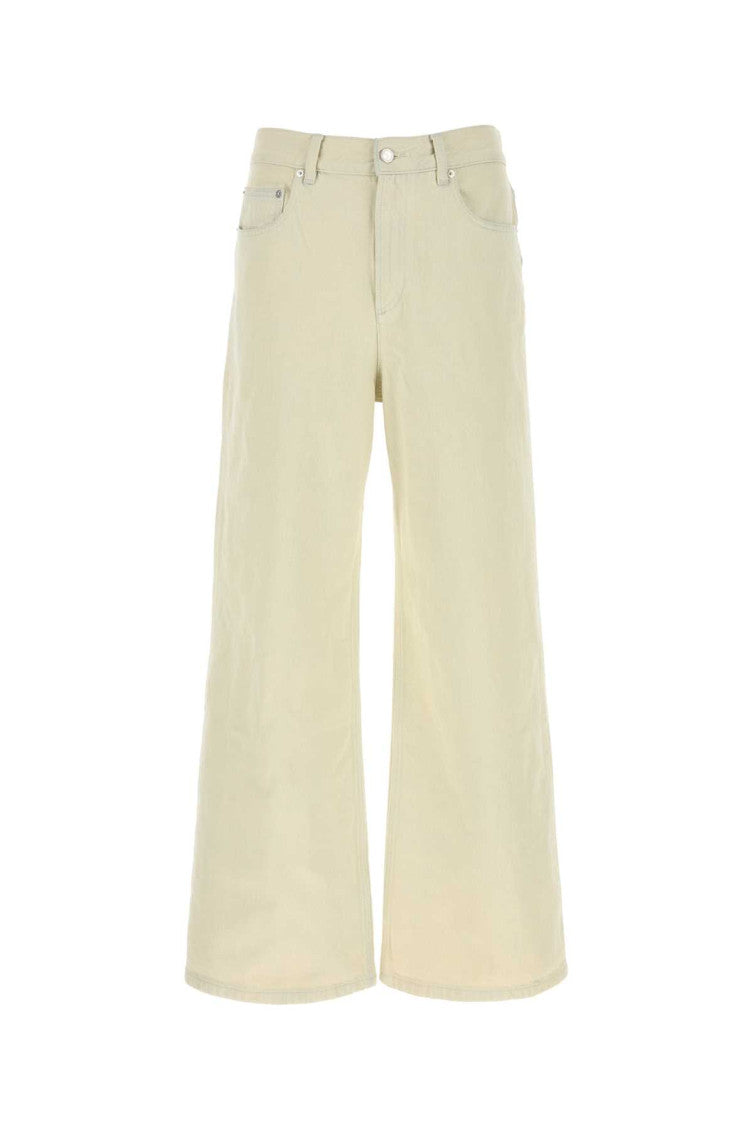 Beige Bootcut Jeans 1