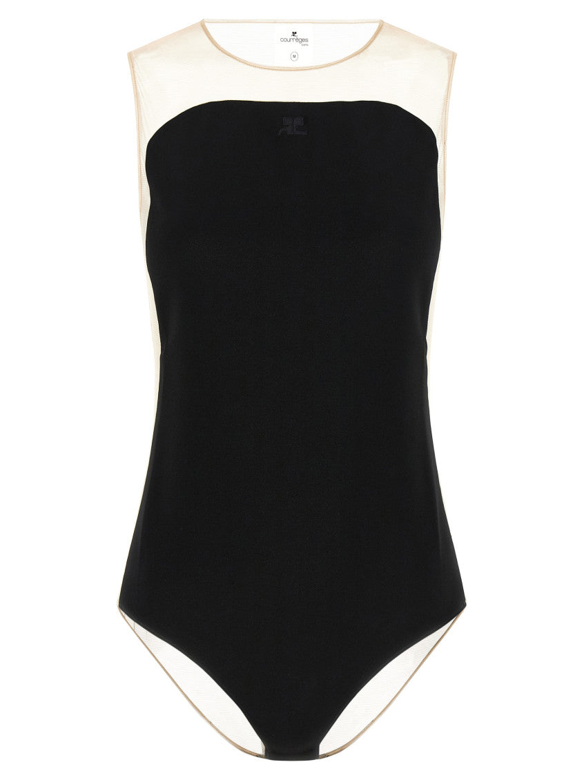 Black Logo Crew Neck Top 1