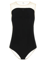 Black Logo Crew Neck Top 1