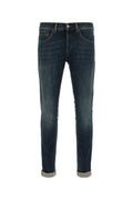 Dark Blue Solid Jeans 1