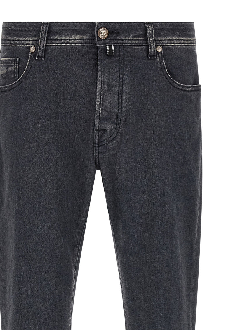 Dark Grey Solid Jeans 3