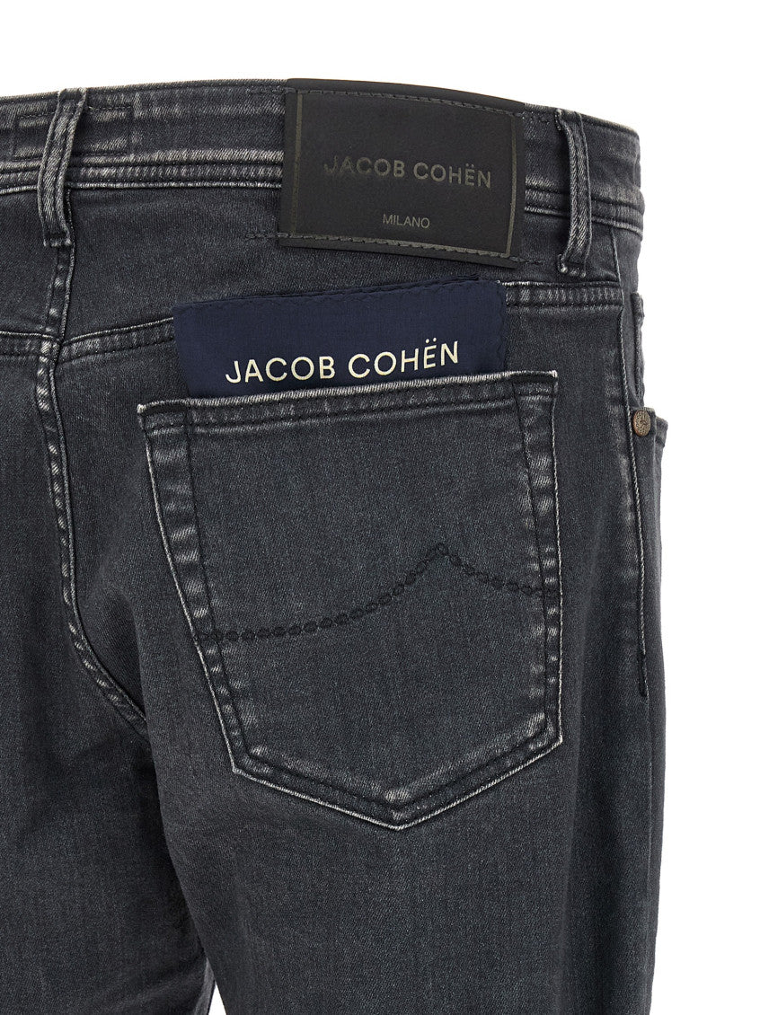 Dark Grey Solid Jeans 4