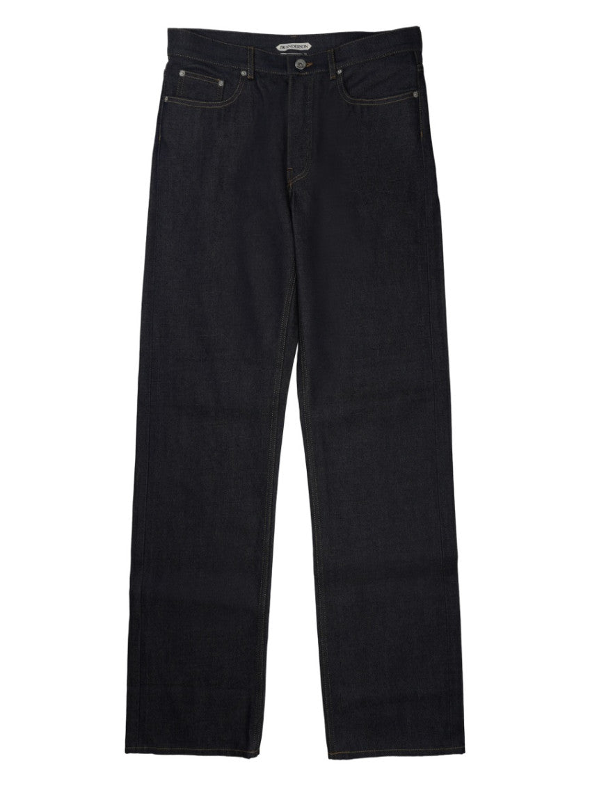 Navy Blue Relaxed Jeans 1