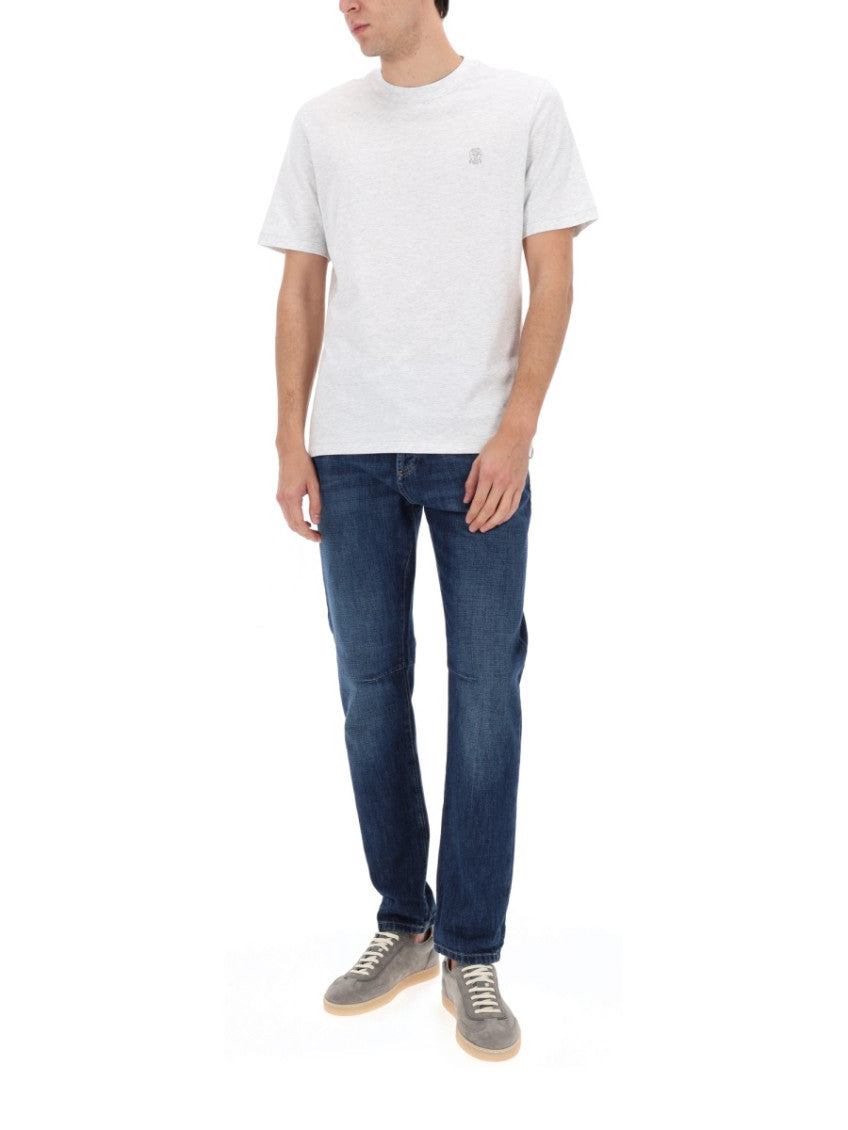 Blue Straight Jeans 4