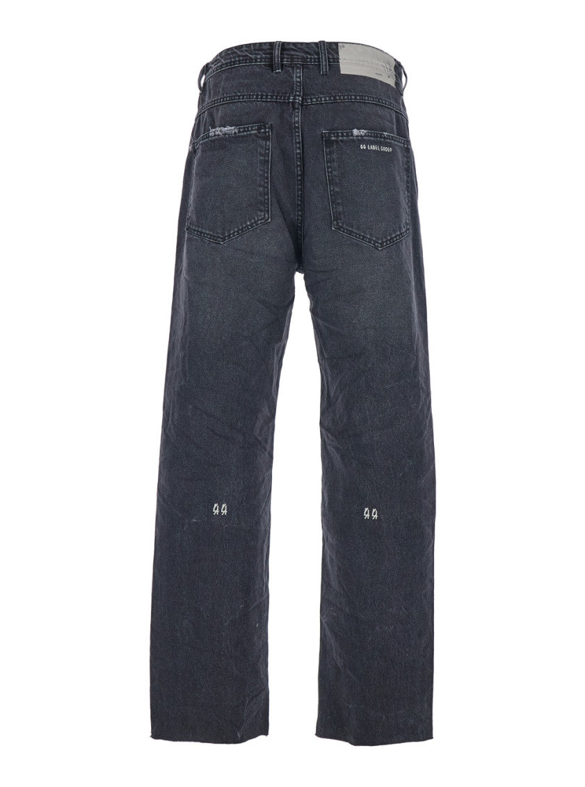 Black Straight Jeans 2