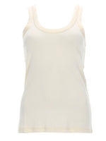 Off White Solid Round Neck Top 1