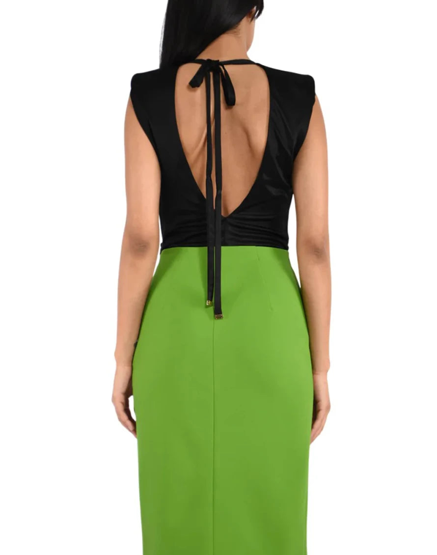 Black Solid Round Neck Top 4