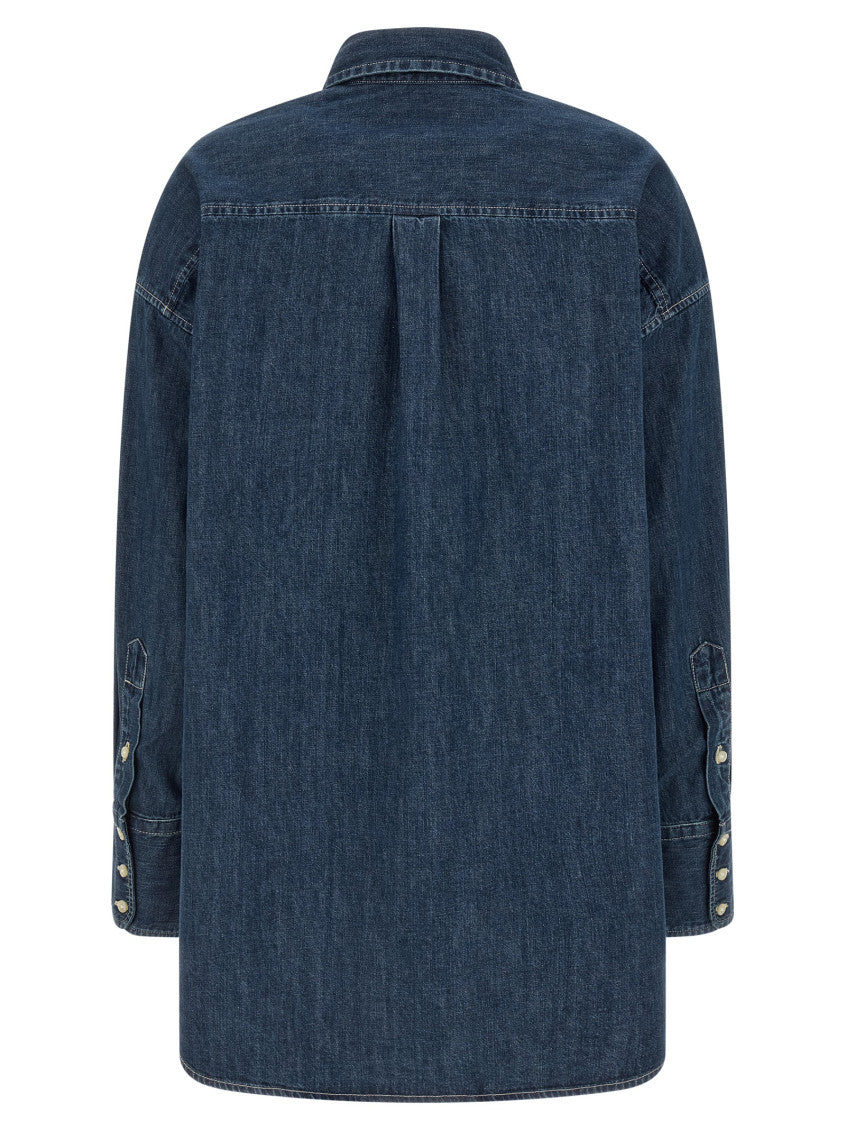 Denim Regular Solid Shirt 2