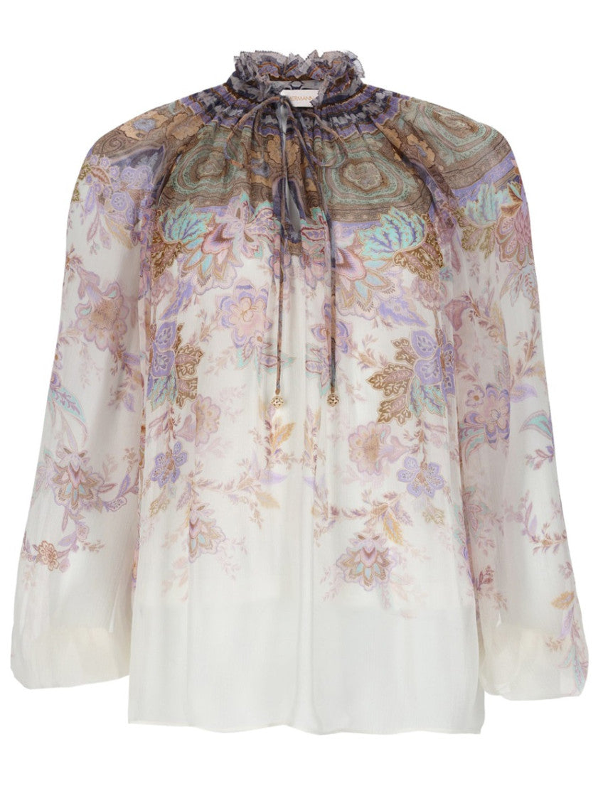 Beige Regular Printed Shirt 1