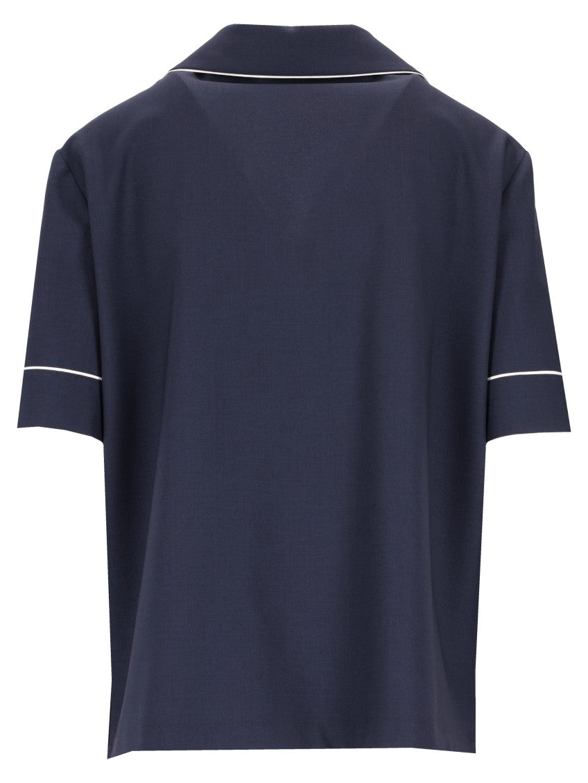 Navy Blue Regular Solid Shirt 2