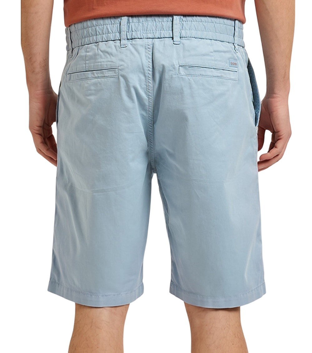 Light Blue Solid Shorts 2