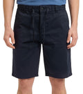 Navy Blue Solid Shorts 1