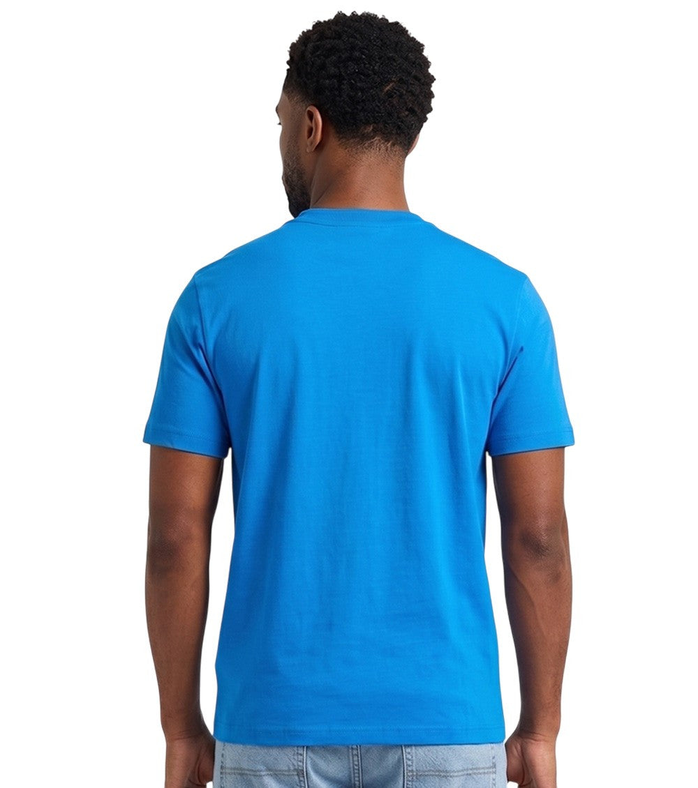 Blue Crew Neck T-Shirt 2