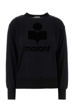 Black Logo Crew Neck Sweater 1
