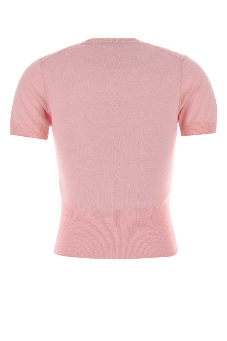 Pink Logo Crew Neck Sweater 2