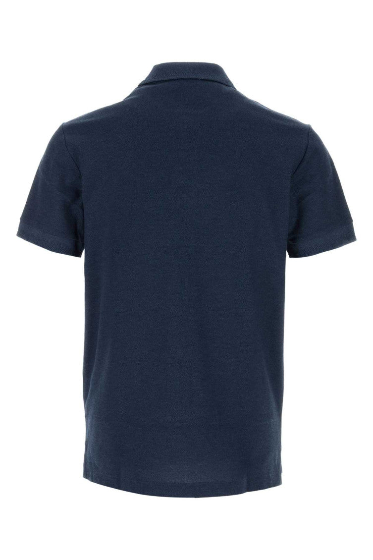 Navy Blue Piquet Polo 2