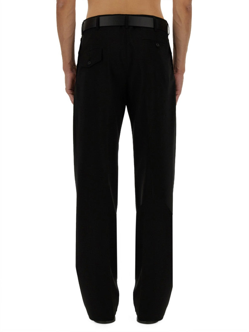Black Flat Front Pants 4