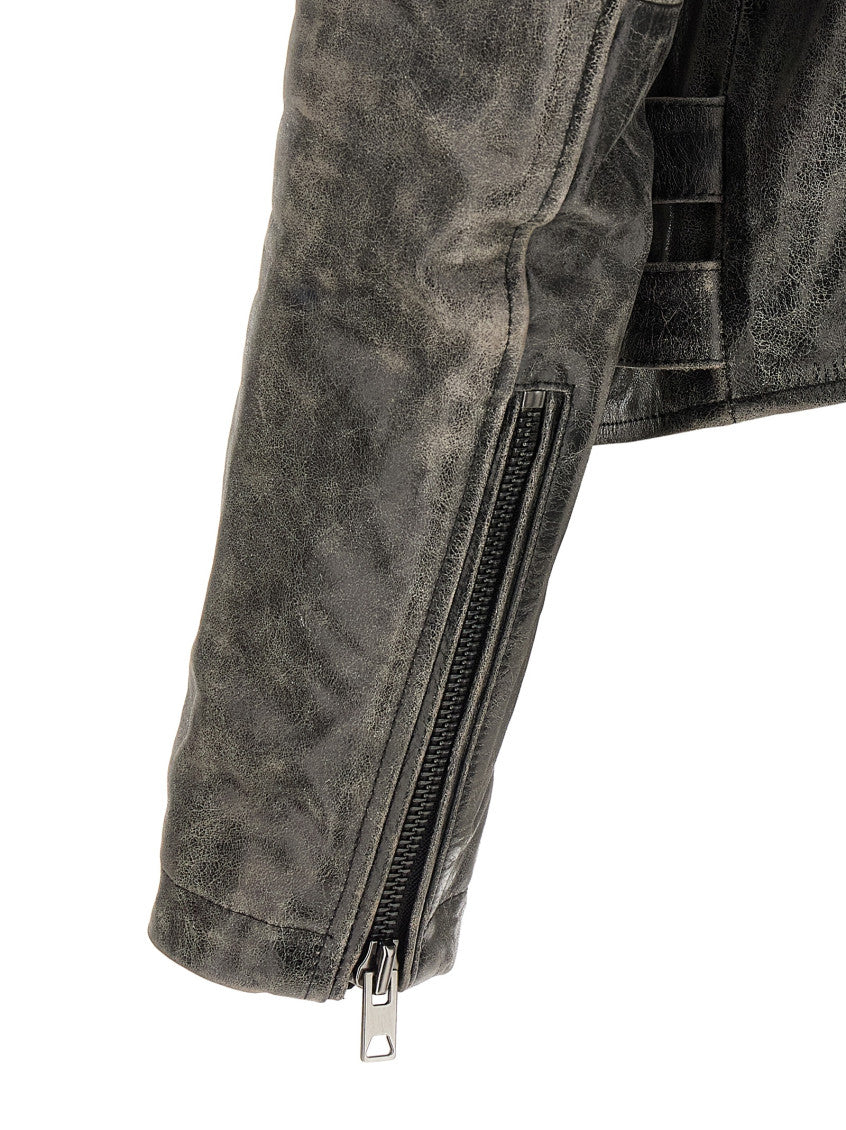 Dark Grey Regular Jacket 4
