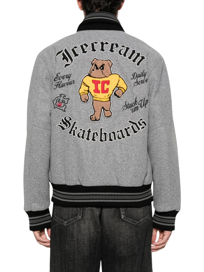 Grey Graphic Logo Jacket 2