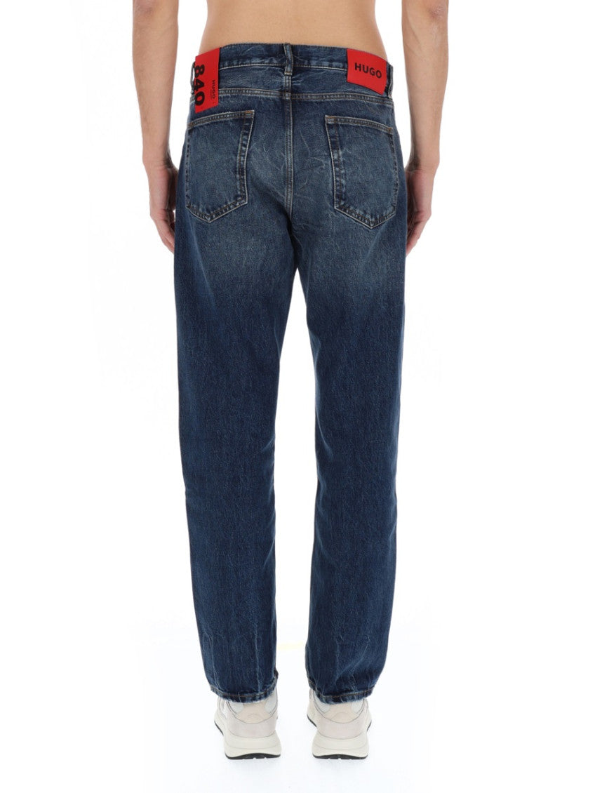 Blue Mid Rise Jeans 5