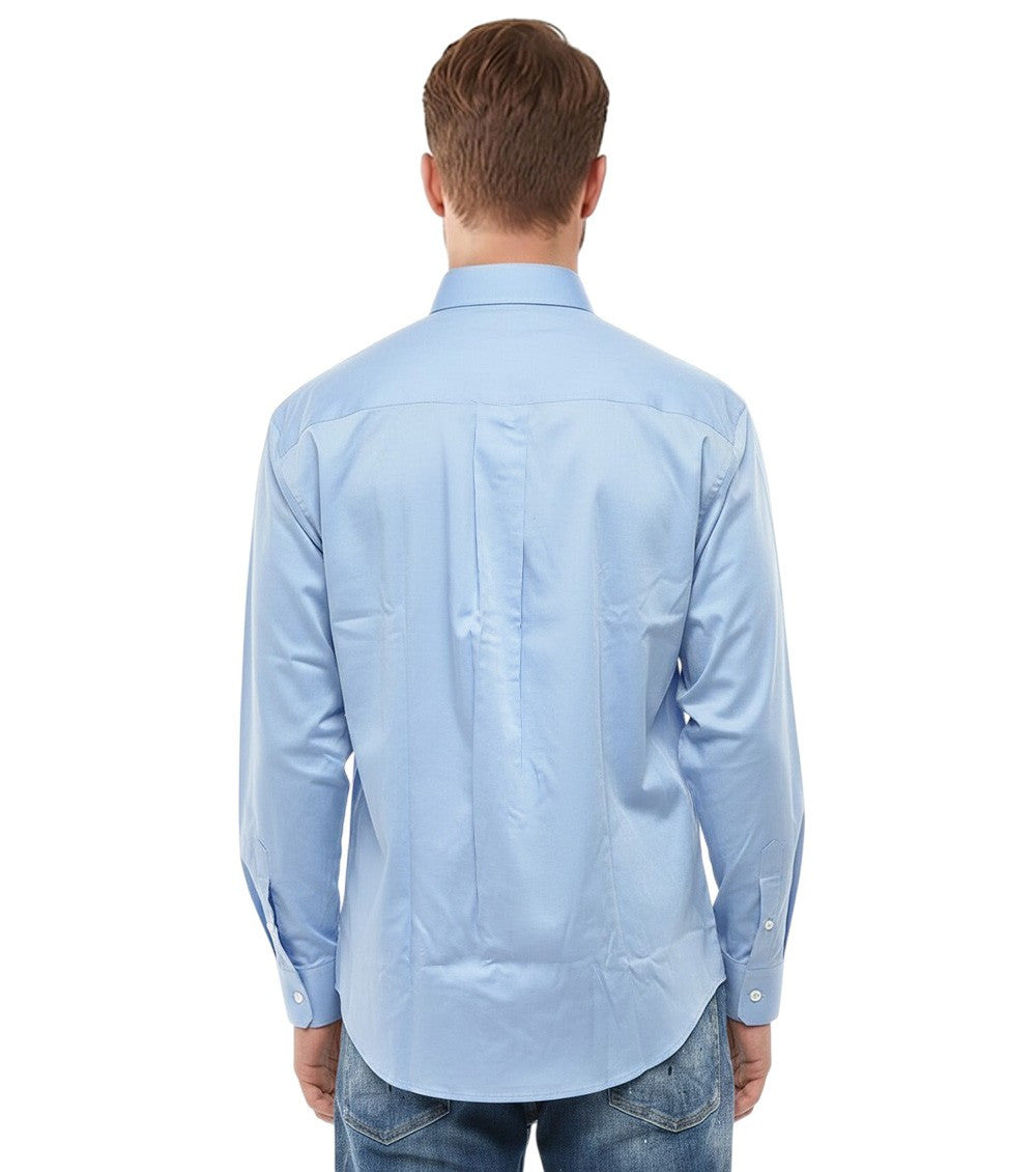 Sky Blue Relaxed Solid Shirt 2