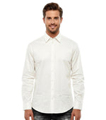 White Regular Solid Shirt 1