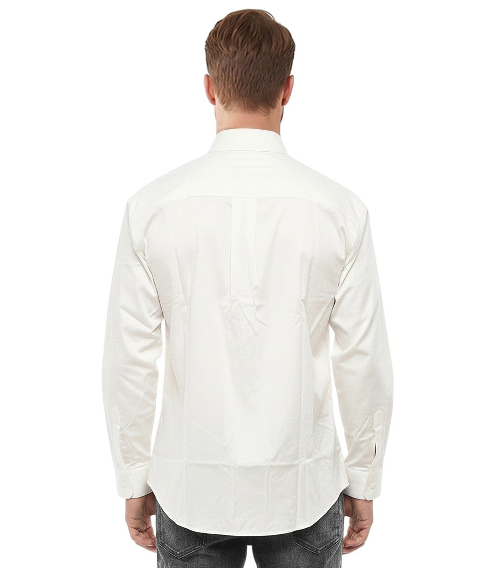 White Regular Solid Shirt 2