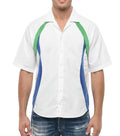 White Regular Color Block Shirt 1