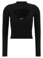Black Knitted Logo Sweater 1