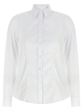 White Regular Solid Shirt 1