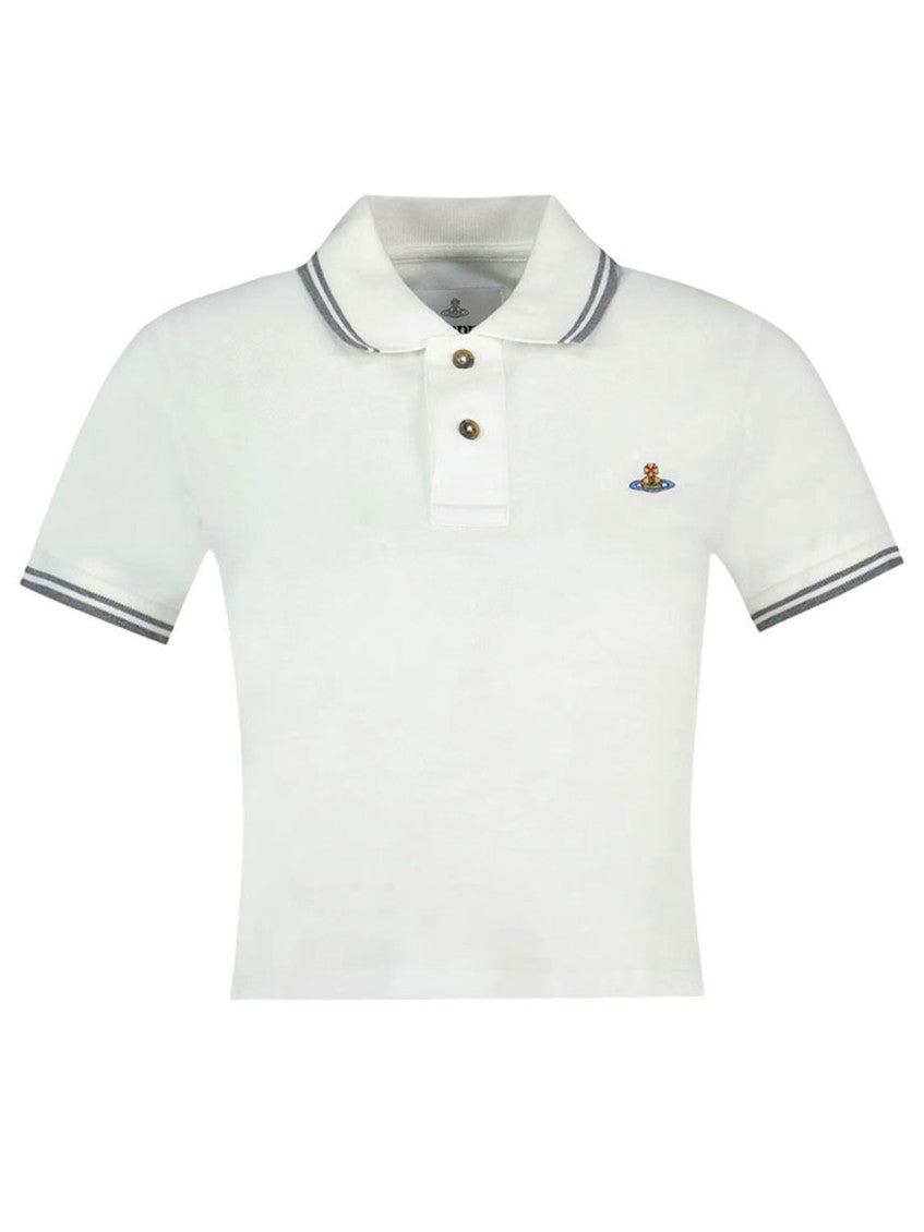 White Logo Polo 1