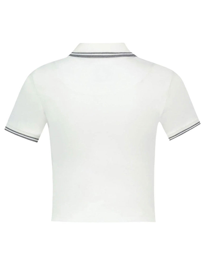 White Logo Polo 2
