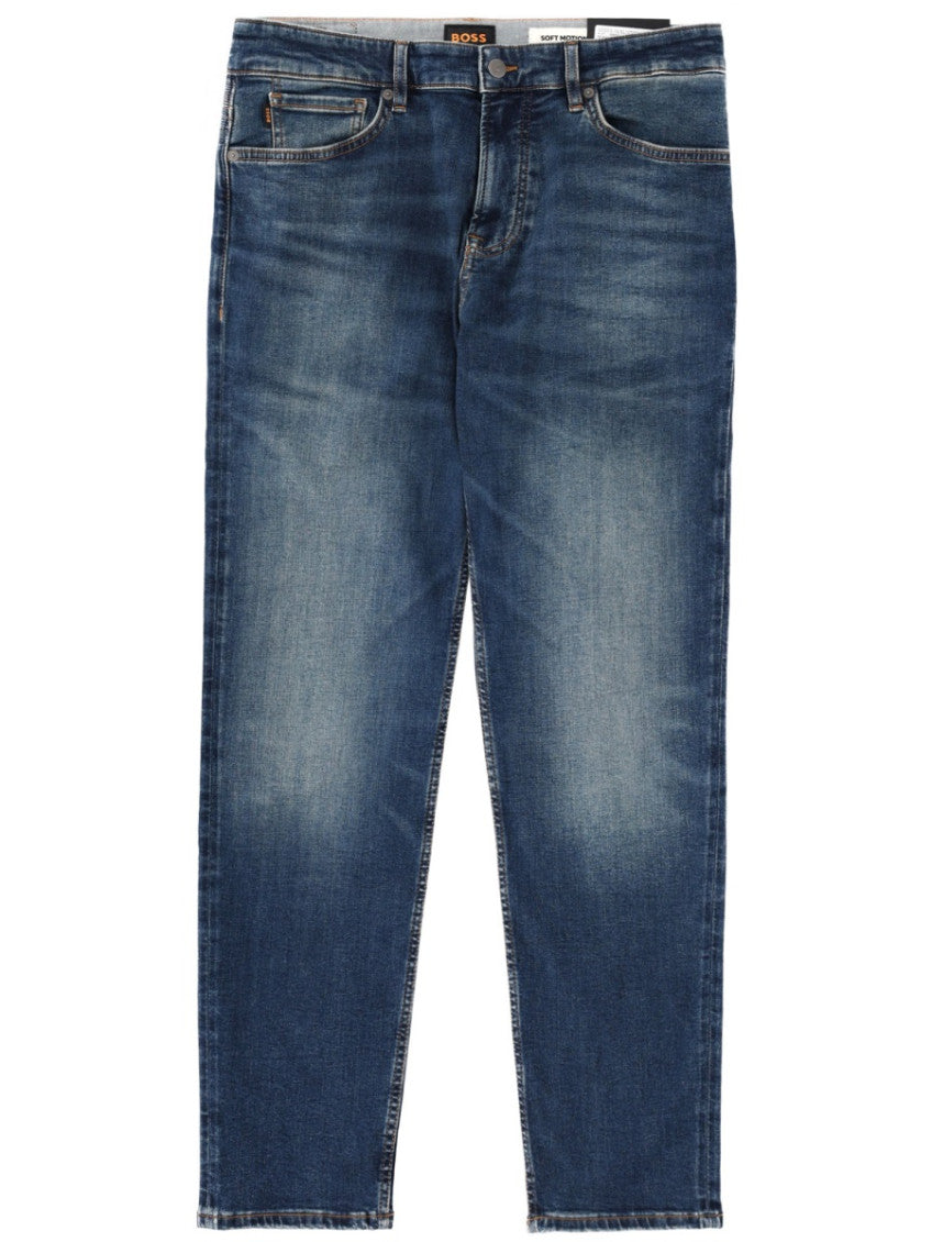 Blue Mid Rise Jeans 1