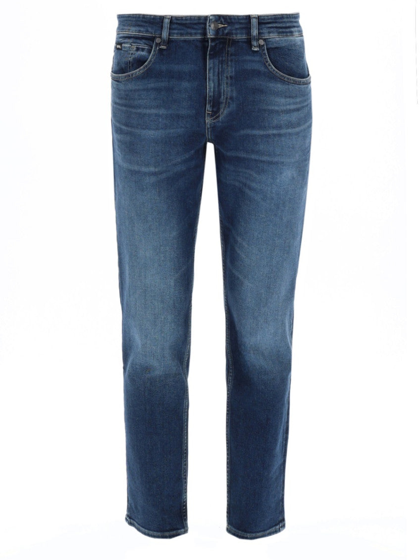 Blue Mid Rise Jeans 1