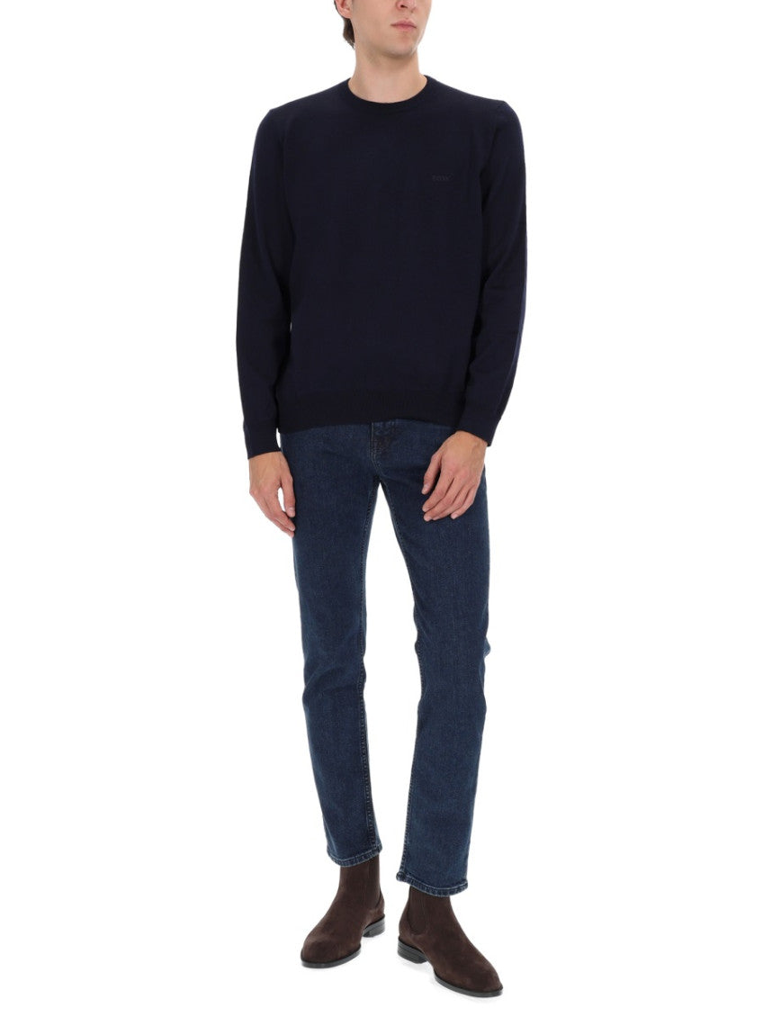 Dark Blue Slim Jeans 2