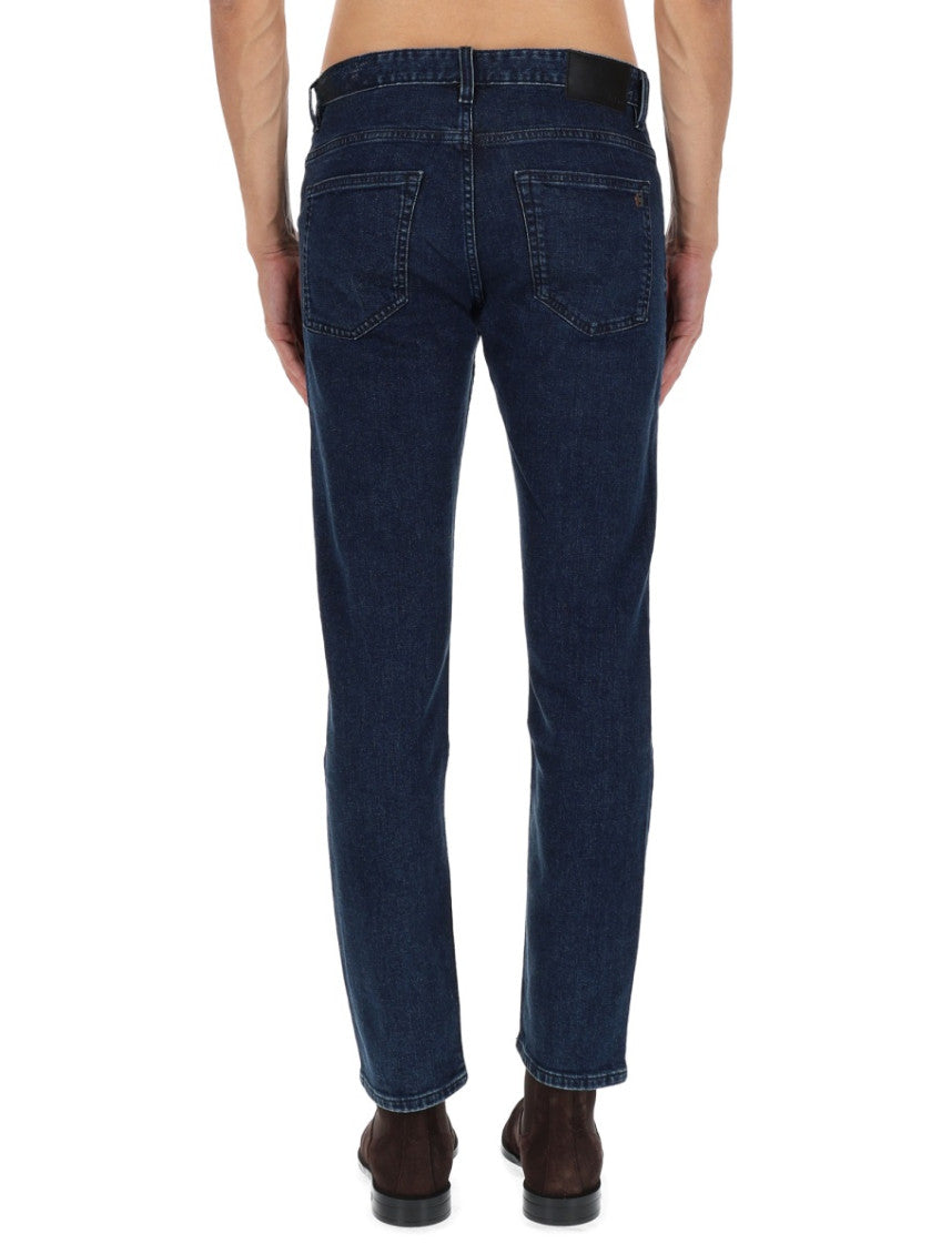 Dark Blue Slim Jeans 3