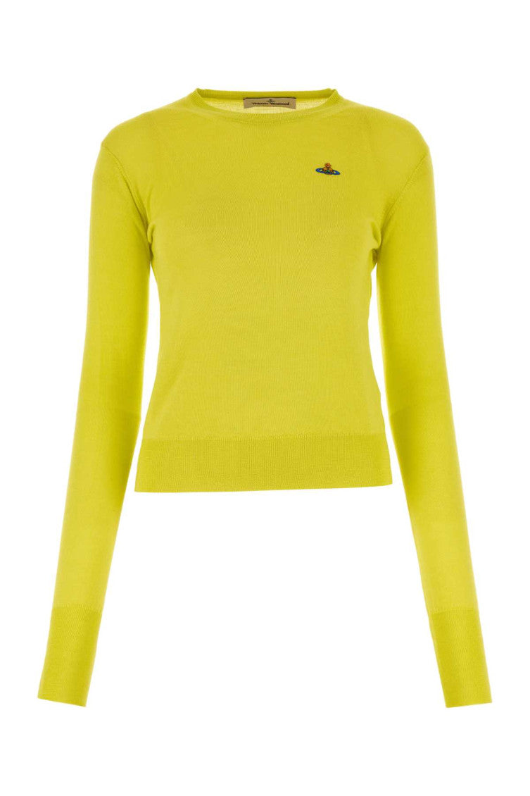 Yellow Crew Neck Sweater 1