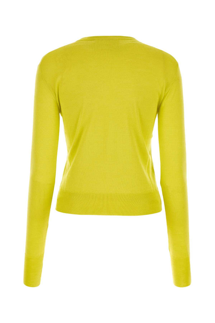 Yellow Crew Neck Sweater 2