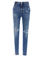 Blue Skinny High Rise Jeans 1