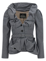 Grey Checks Blazer 1