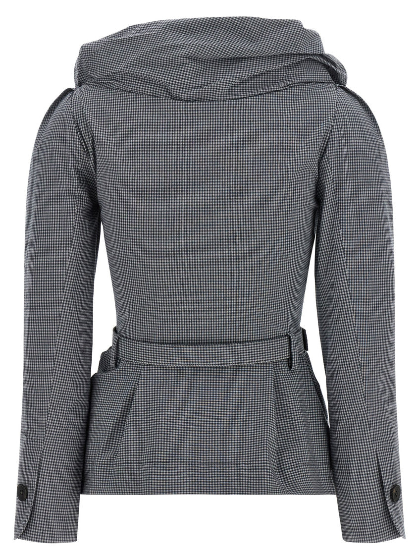 Grey Checks Blazer 2