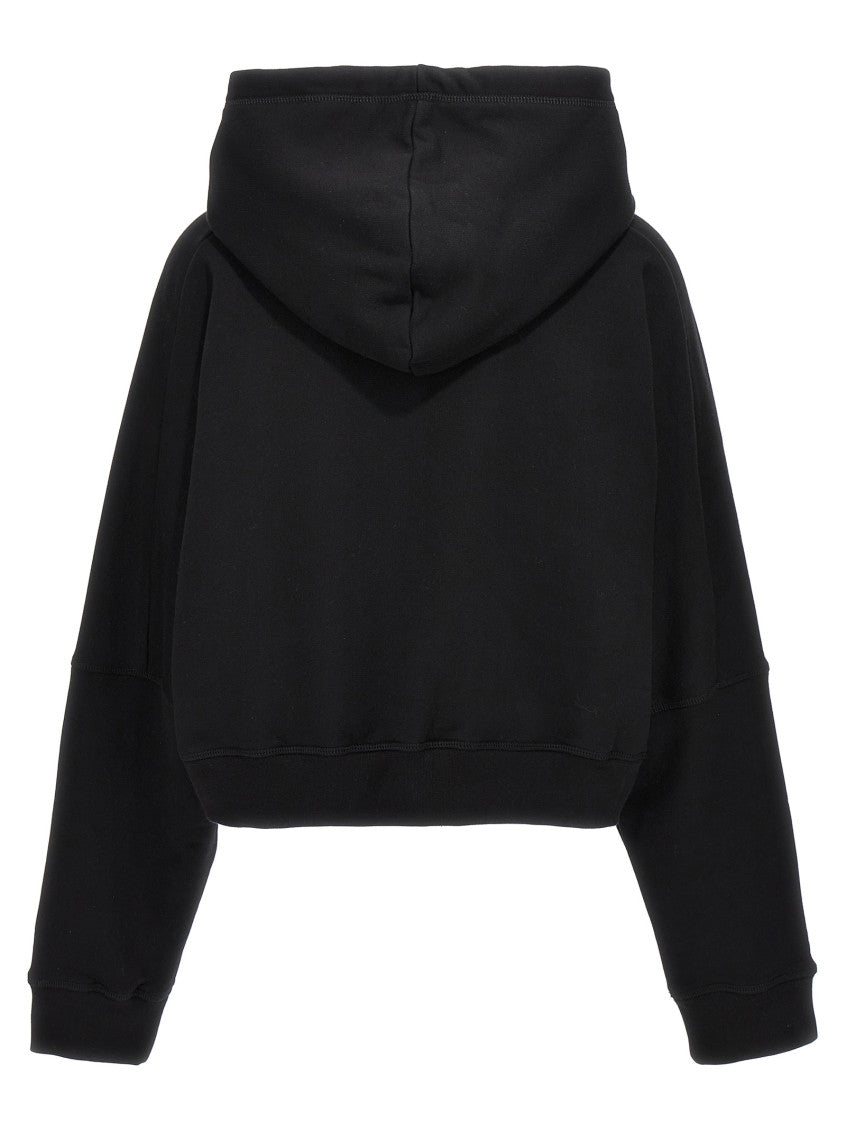 Black Graphic Hood Sweatshirt 2