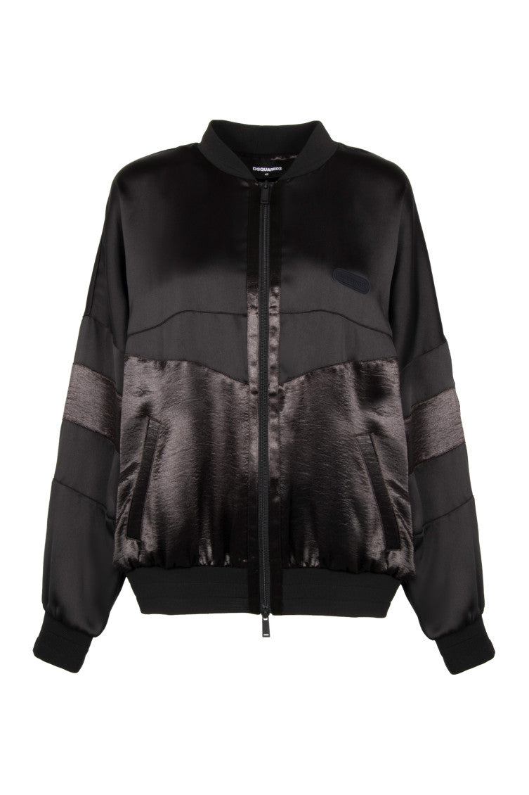 Black Band Collar Sweatshirt 1