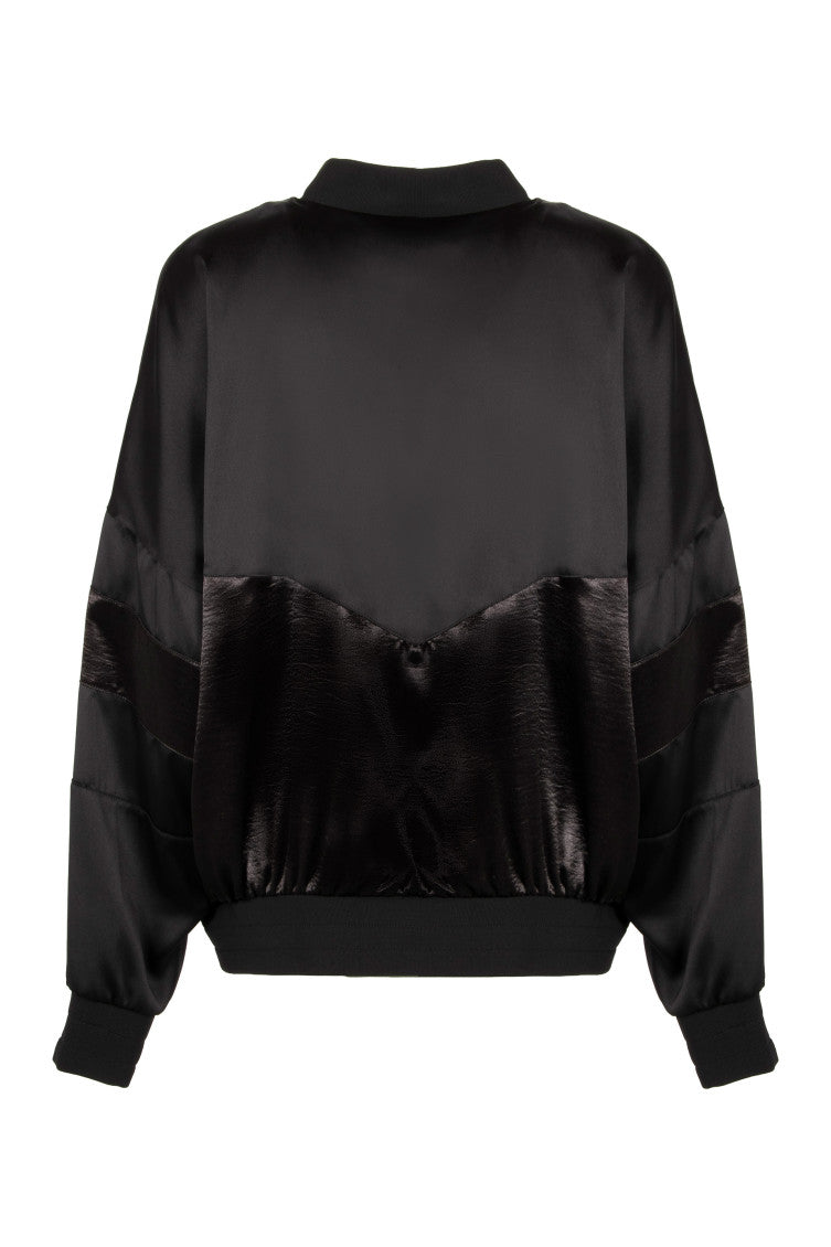 Black Band Collar Sweatshirt 2