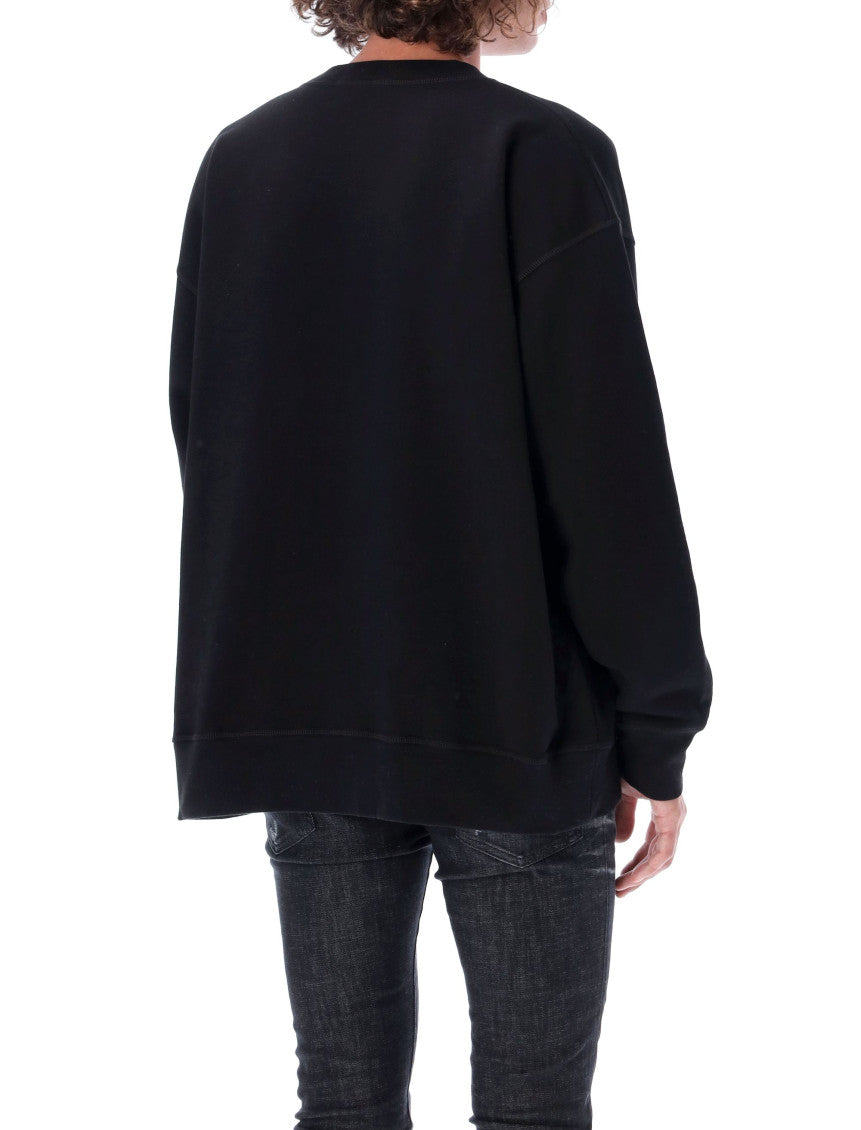 Black Crew Neck Sweatshirt 4