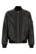 Black Solid Regular Jacket 1