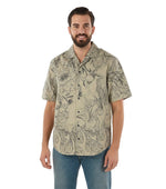 Grey Regular Printed Shirt 1