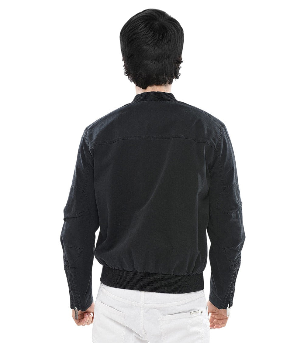 Black Band Collar Jacket 2