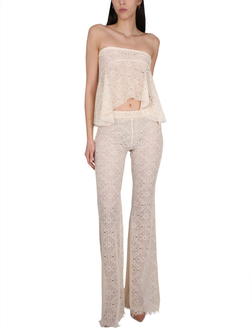 Light Brown Flared Pants 4