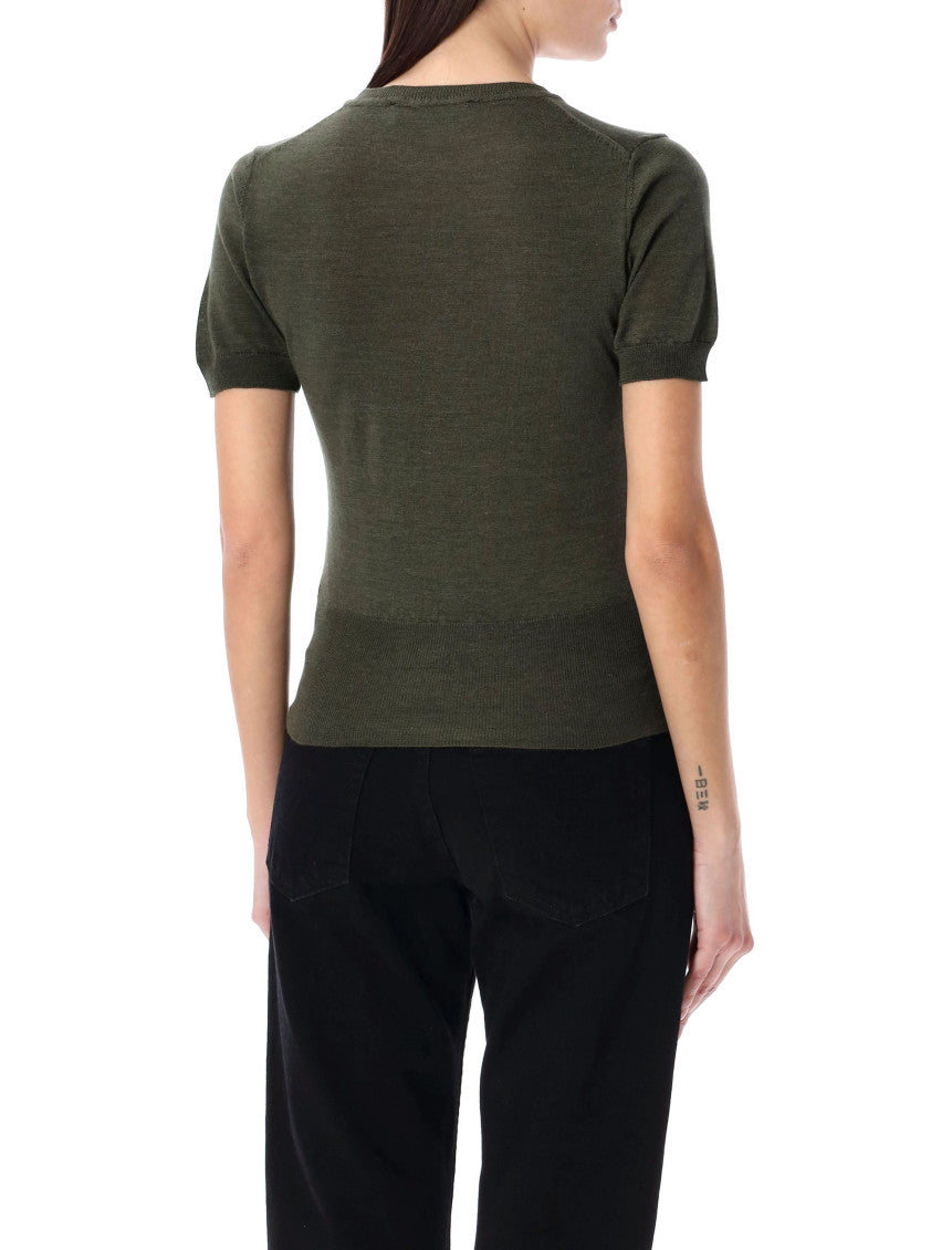 Green Crew Neck T-Shirt 2
